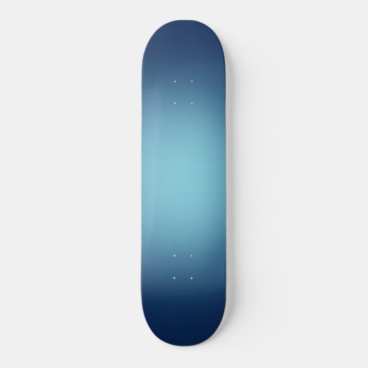 Skateboard Lumière blanche sur bleu (Recto)
