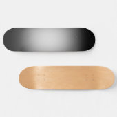 Skateboard Lumière blanche sur noir (Horz)