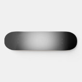 Skateboard Lumière blanche sur noir (Horz)