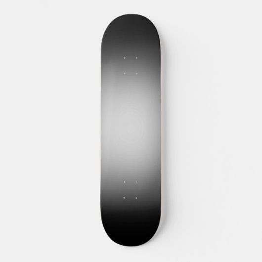 Skateboard Lumière blanche sur noir (Recto)