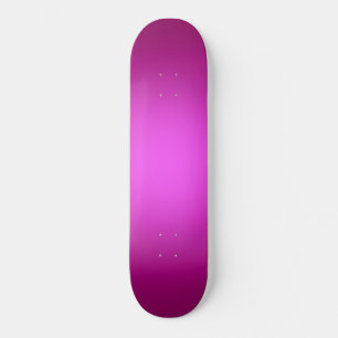 Skateboard Lumière blanche sur rose
