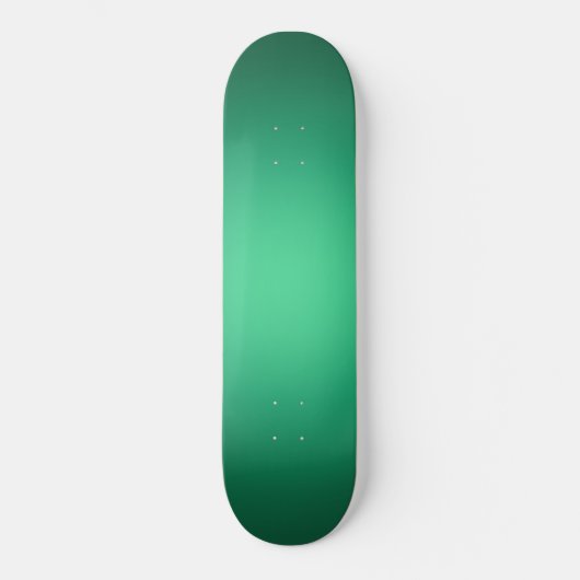 Skateboard Lumière blanche sur vert (Recto)