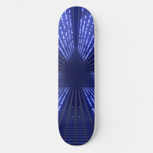 Skateboard lumière brillante