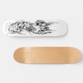 Skateboard lumière d'âme d'oiseau (Horz)