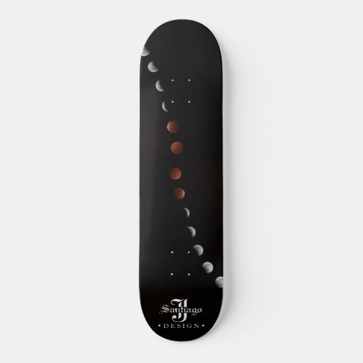 Skateboard Lune de sang (Recto)