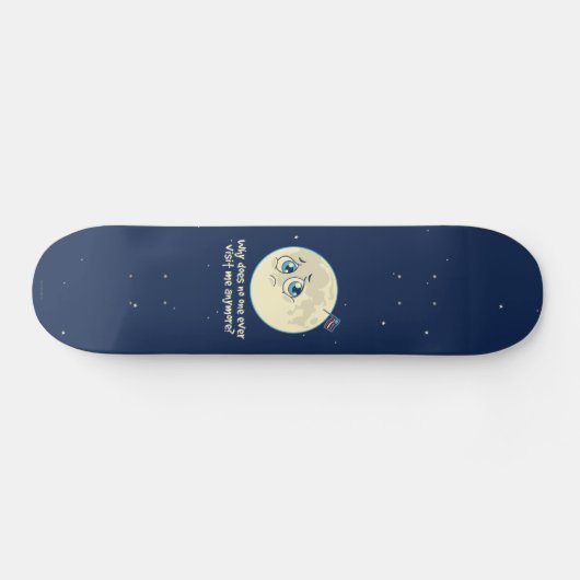 Skateboard Lune triste (Horz)