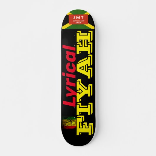 Skateboard LYRICAL FIYAH Planche à roulettes, Deck 7¾" (Devant)