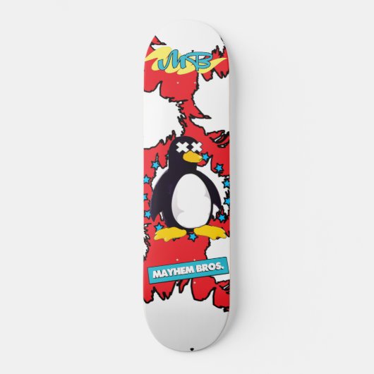 SKATEBOARD M.B. LE PINGOUIN (Recto)