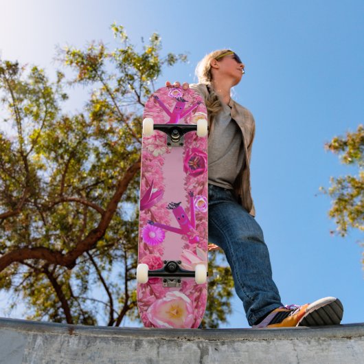 Skateboard Ma planche à roulettes rose (Extérieur 1)