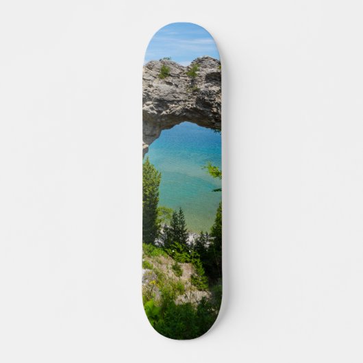 Skateboard Mackinacs Arch Rock (Devant)