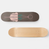 Skateboard Macrame Plante Hanger Planter Pots Cactus (Horz)