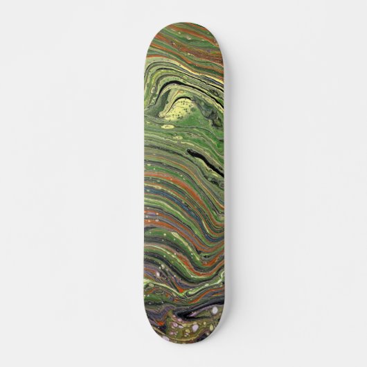 Skateboard Mad Love 1 Wild Green Planche Abstraite (Devant)