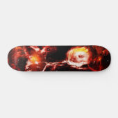 Skateboard Madame peinte par étoile (Horz)