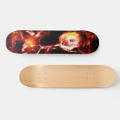 Skateboard Madame peinte par étoile (Horz)