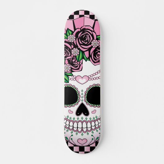 Skateboard Madame Sugar Skull (Devant)