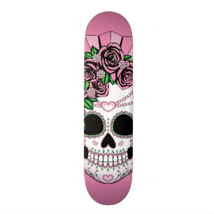 Skateboard Madame Sugar Skull