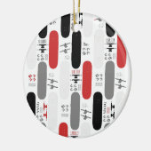 Skateboard Madness (GRB) Keramisch Ornament (Links)