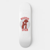 Skateboard Madrid Espagne (Recto)