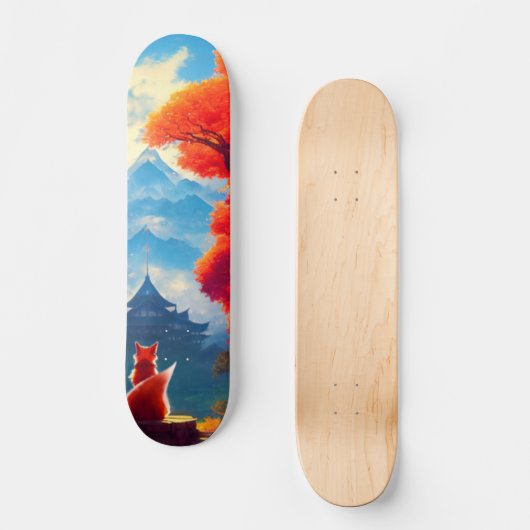 Skateboard Magical Fox Story :: (Recto)