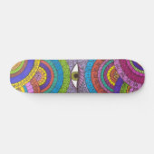 Skateboard Magie attentive Sk8board de mandala d'oeil (Horz)
