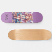 Skateboard magie féerique violette (Horz)