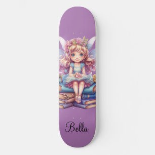 Skateboard magie féerique violette
