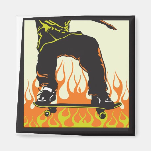 Skateboard Magneet (Voorkant)