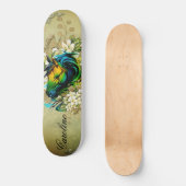 Skateboard Magnifique cheval coloré (Recto)