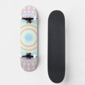 Skateboard Magnifique couleur psychédélique rétro été Mandala (Recto)