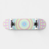 Skateboard Magnifique couleur psychédélique rétro été Mandala (Horz)