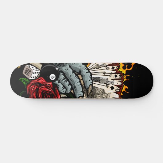 Skateboard Main Des Cartes (Horz)
