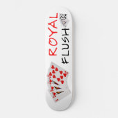 Skateboard Mains de poker - Royal Flush (Recto)