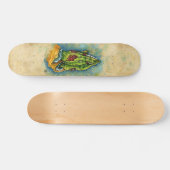 SKATEBOARD MAINS DE PRIÈRE DE ZOMBI (Horz)