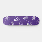 Skateboard Mains de squelette - violet (Horz)