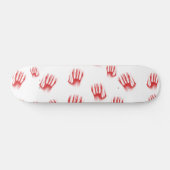 Skateboard Mains rouges (Horz)