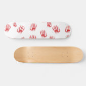 Skateboard Mains rouges (Horz)