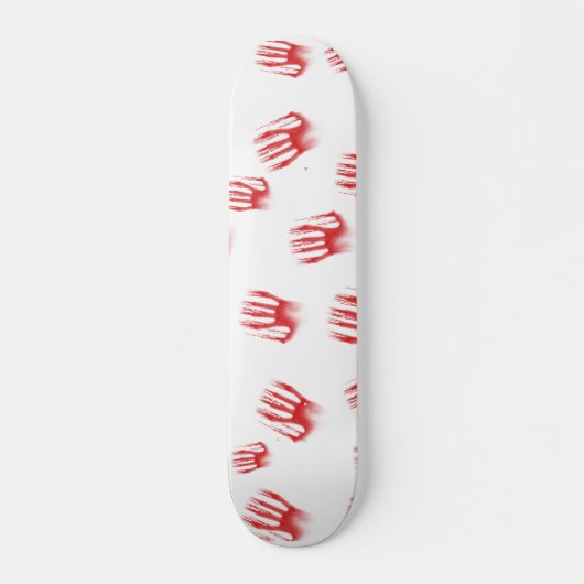 Skateboard Mains rouges (Devant)
