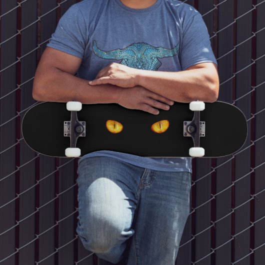 Skateboard Maintenant, il vous voit Chat noir (Extérieur 3)