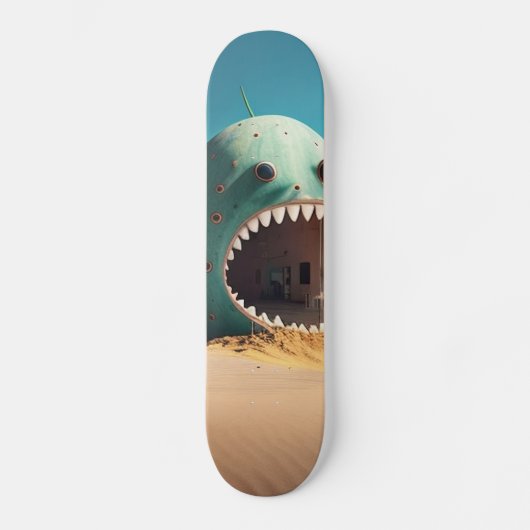 Skateboard Maison monstre du désert (Recto)