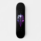 Skateboard Maître d'épée de crâne  (Devant)