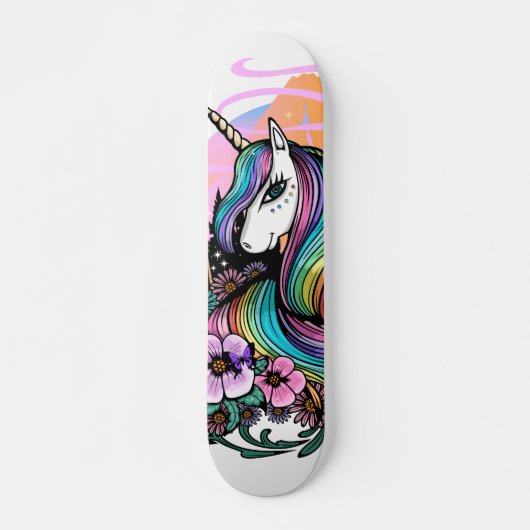 Skateboard Majestic Unicorn (Devant)