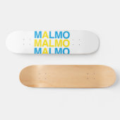 Skateboard MALMO Swedish Flag (Horz)