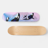 Skateboard Maman d'orque et planche à roulettes de bébé (Horz)