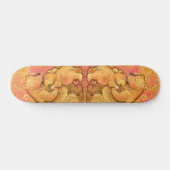 Skateboard Maman et bébé ours - Gros plan - Ajouter le texte (Horz)