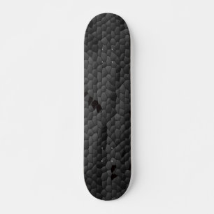 Skateboard Mamba noire illustrée, Imprimés d'art,