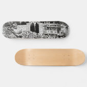 Skateboard Mamie Calavera Eléctrica (Horz)