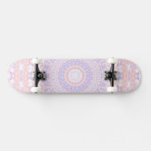 Skateboard Mandala abstrait pastel délicat complexe joli (Horz)