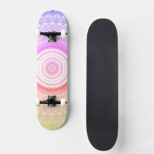 Skateboard Mandala bohémien (Recto)