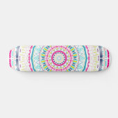 Skateboard mandala coloré (Horz)