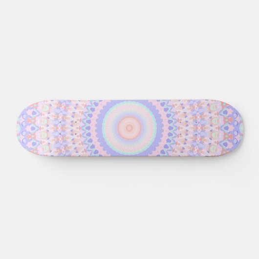 Skateboard Mandala coloré (Horz)